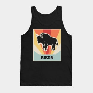 BISON - Vintage 70s Style Poster Tank Top